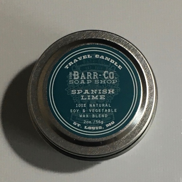 Barr Co Spanish Lime Portable Travel Candle Tin 2.0 OZ - Picture 2 of 5